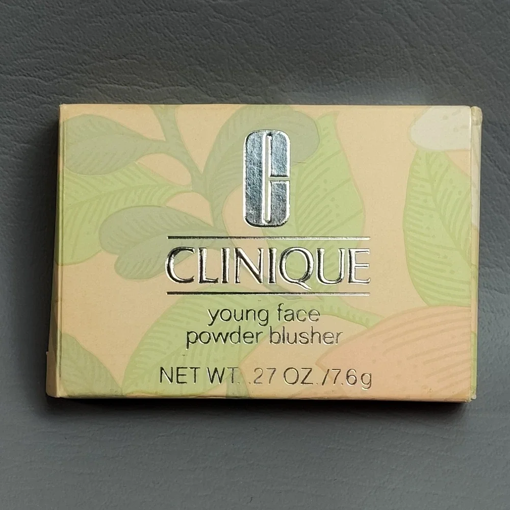 CLINIQUE Young‎ Face Powder Blusher EXTRA POPPY 40 w/ Box Full Size RARE
